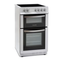 Montpellier MDC500FW 50cm electric double oven with ceramic hob